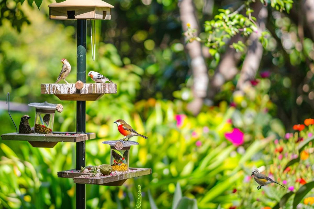 Welcoming winter birds : A guide to feeding garden visitors